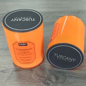Tuscany Caribbean Citrus Candle 2 Pack Bundle